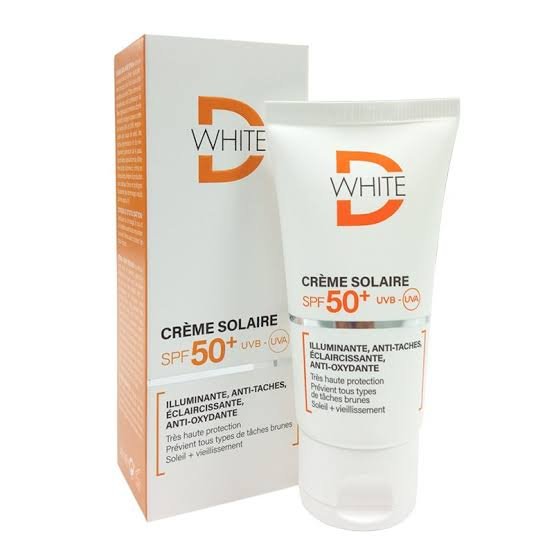 D White Crème Solaire – Protection Solaire SPF