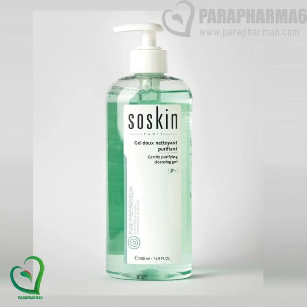 Soskin Gel doux nettoyant purifiant 500ml