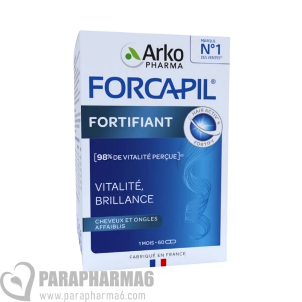 Forcapil Fortifiant, Cheveux et Ongles 180 COMP 3MOIS