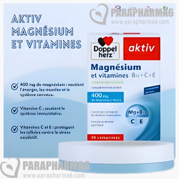 AKTIV magnesium et vitamines b12+c+e