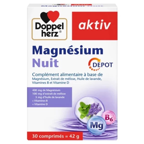 AKTIV MAGNESIUM NUIT 30 COMPRIMES