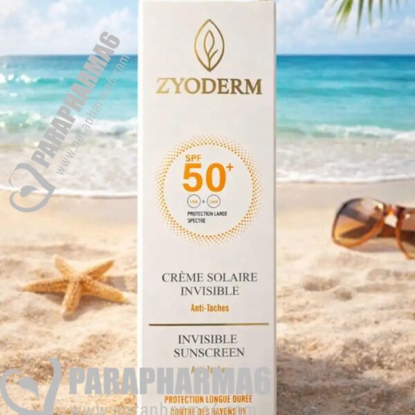 ZYODERM écran Solaire Invisible SPF 50+invisible-protection UVA-UVB-maroc